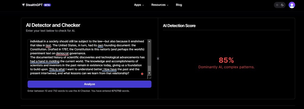 StealthGPT AI detector